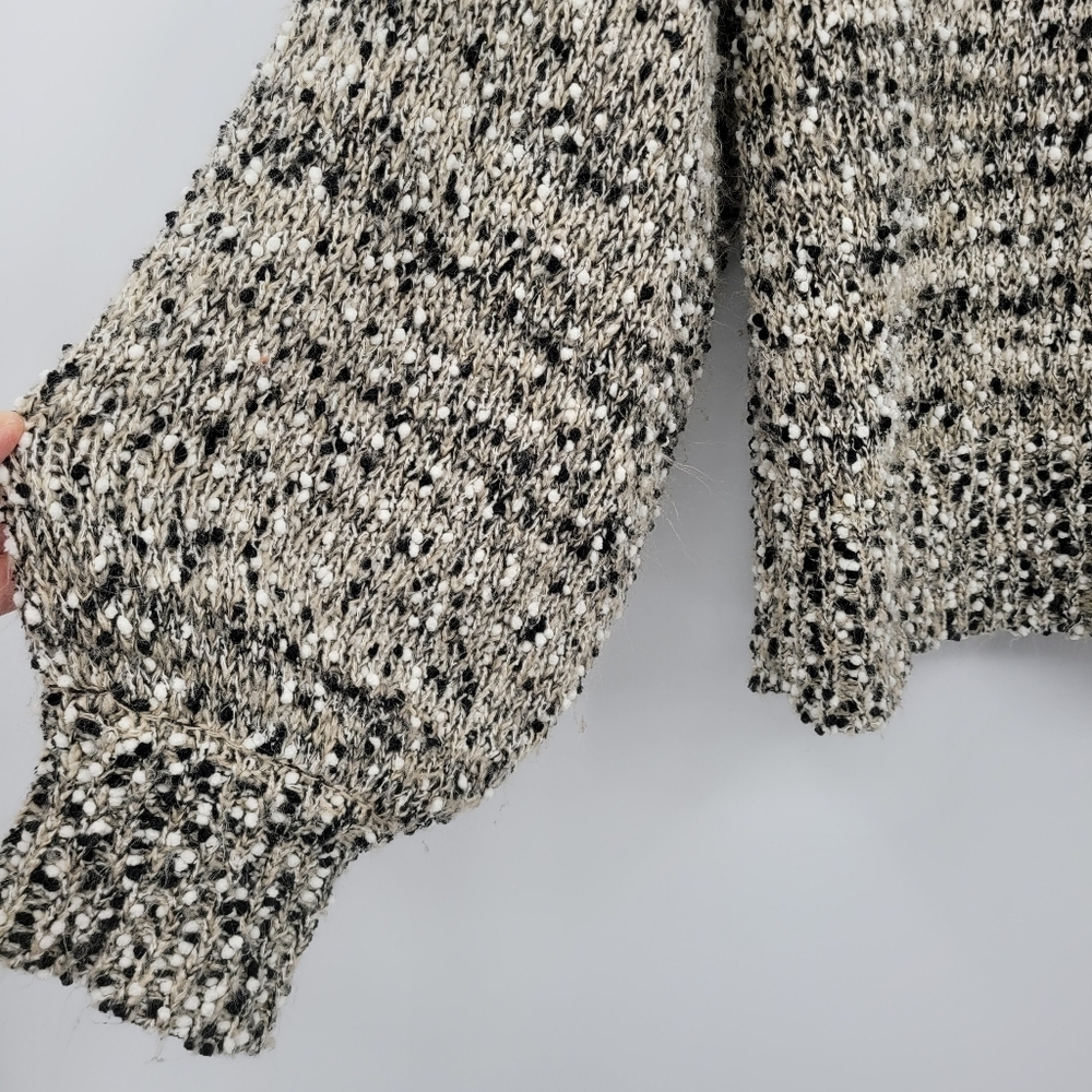 Anthropologie Moon River Oversied Loose Knit Puffy Sleeves Cozy Sweater - Picture 4 of 9